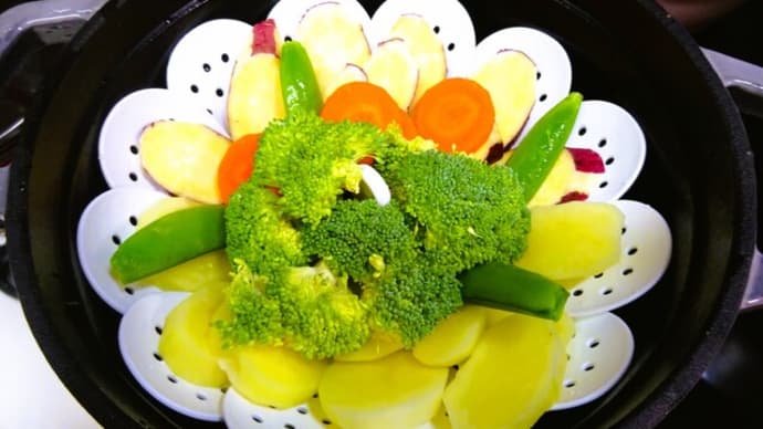 蒸し器でヘルシー温野菜と胃カメラ検査の送迎!?