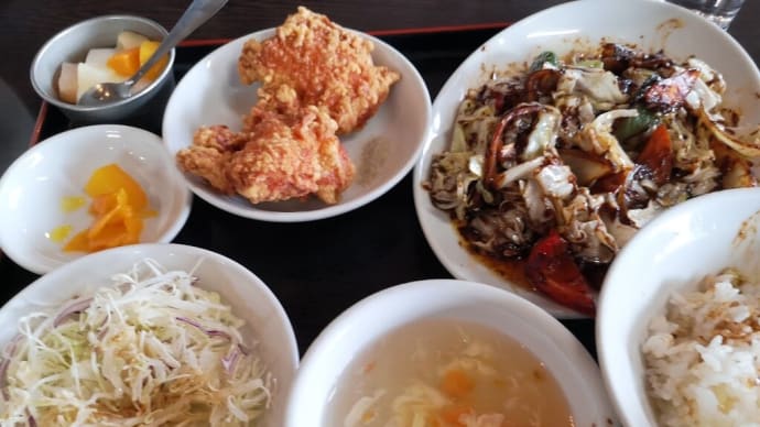 台湾料理 長楽:回鍋肉定食